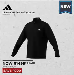 The Pro Shop Adidas Ultimate365 Quarter-Zip Jacket offer