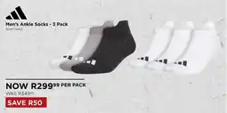 The Pro Shop Adidas Men's Ankle Socks offer
