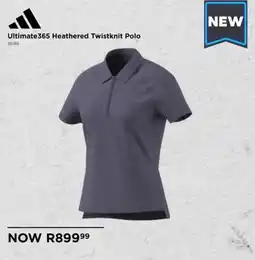 The Pro Shop Adidas Ultimate365 Heathered Twistknit Polo offer