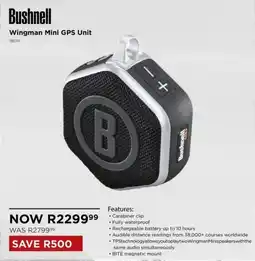The Pro Shop Bushnell Wingman Mini GPS Unit offer