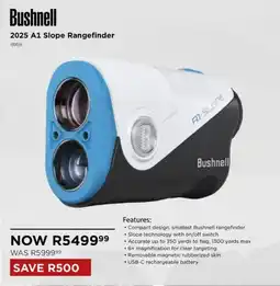 The Pro Shop Bushnell 2025 A1 Slope Rangefinder offer
