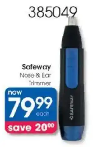 Clicks Safeway Nose & Ear Trimmer offer