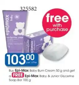Clicks Epi-Max Baby Bum Cream offer
