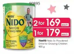 Clicks Nestlé Nido 3+ Powdered Drink for Growing Children offer