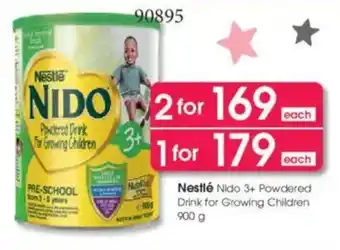 Clicks Nestlé Nido 3+ Powdered Drink for Growing Children offer