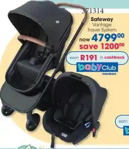 Clicks Safeway Vantage Travel System offer