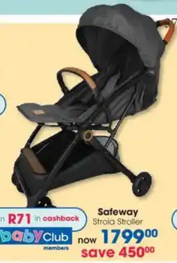 Clicks Safeway Strola Stroller offer