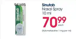 Clicks Sinutab Nasal Spray offer
