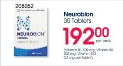 Clicks Neurobion Tablets offer