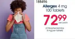Clicks Allergex 4 mg Tablets offer