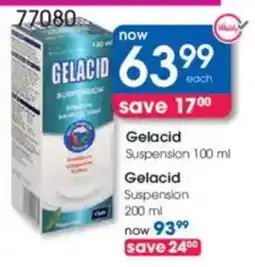 Clicks Gelacid Suspension offer