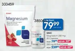 Clicks GNC Magnesium 250 mg Capsules offer