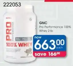 Clicks GNC Pro Performance 100% Whey offer