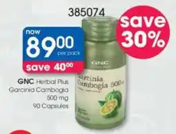 Clicks GNC Herbal Plus Cambogia 500 mg offer