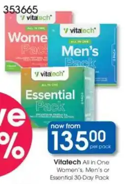 Clicks Vitatech All in One Women's, Men's or Essential offer