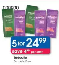 Clicks Turbovite Sachets offer