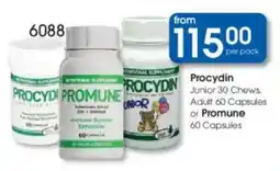 Clicks Procydin Junior Chews, Adult Capsules or Promune Capsules offer