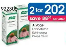 Clicks A.Vogel Echinaforce Echinacea Drops offer