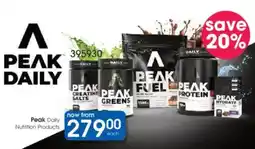 Clicks Peak Daily Nutrition Products offer