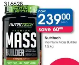 Clicks Nutritech Premium Mass Builder offer