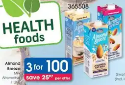 Clicks Almond Breeze Milk Alternative offer