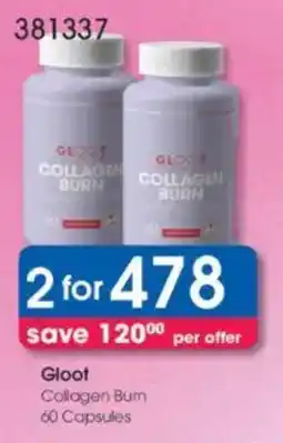 Clicks Gloot Collagen Burn offer