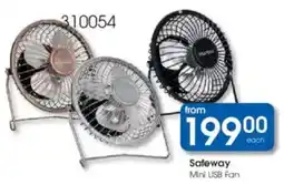Clicks Safeway Mini USB Fan offer