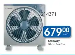 Clicks Safeway Box Fan offer