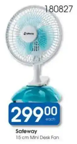 Clicks Safeway Mini Desk Fan offer