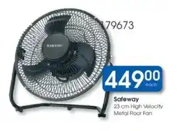 Clicks Safeway High Velocity Metal Floor Fan offer