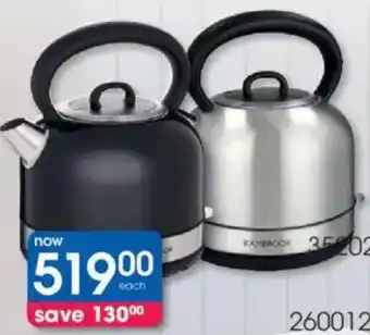 Clicks Kambrook Cordless Dome Kettle offer
