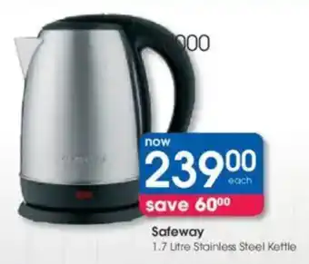 Clicks Safeway Stainless Steel Kettle offer