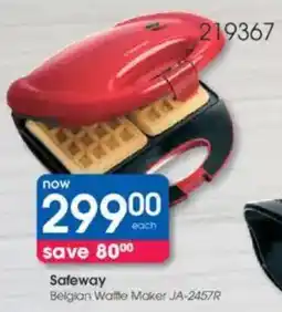 Clicks Safeway Belgian Waffle Maker offer