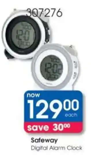 Clicks Safeway Digital Alarm Clock offer