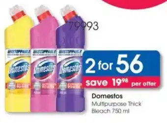 Clicks Domestos Multipurpose Thick Bleach offer