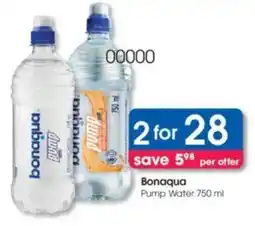Clicks Bonaqua Pump Water offer