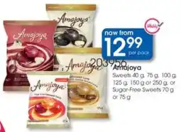 Clicks Amajoya Sweets or Sugar-Free Sweets offer