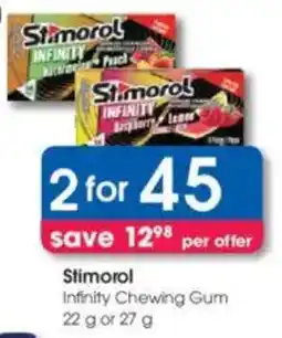 Clicks Stimorol Infinity Chewing Gum offer