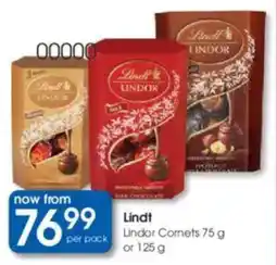 Clicks Lindt Lindor Cornets offer