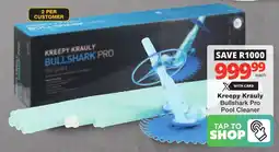 Checkers Kreepy Krauly Bullshark Pro Pool Cleaner offer