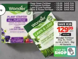 Checkers Wonder Fertiliser offer