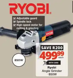 Checkers Ryobi Angle Grinder offer
