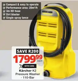 Checkers Kärcher K2 Pressure Washer offer