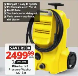 Checkers Kärcher K3 Pressure Washer offer