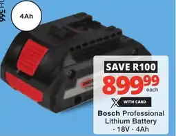 Checkers Bosch Professional Lithium Battery offer