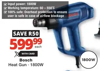 Checkers Bosch Heat Gun offer