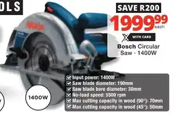 Checkers Bosch Circular Saw offer
