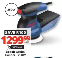 Checkers Bosch Orbital Sander offer