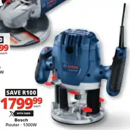 Checkers Bosch Router offer