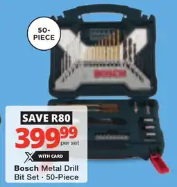 Checkers Bosch Metal Drill Bit Set offer